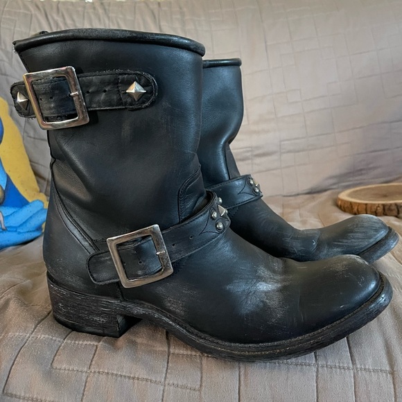 Old Gringo studded western moto boots - Picture 2 of 9